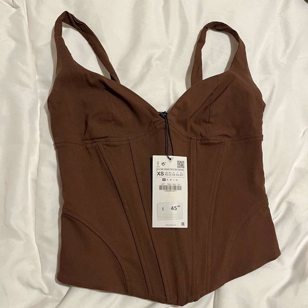 Brown Zara Corset NWT